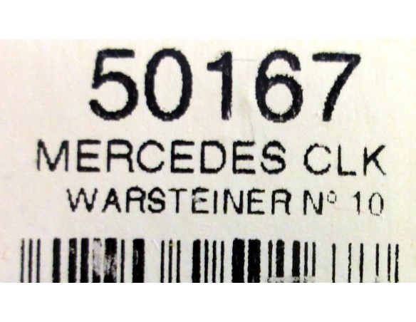 MERCEDES CLK WARSTEINER Nº10 PLATA REF.50167 NINCO