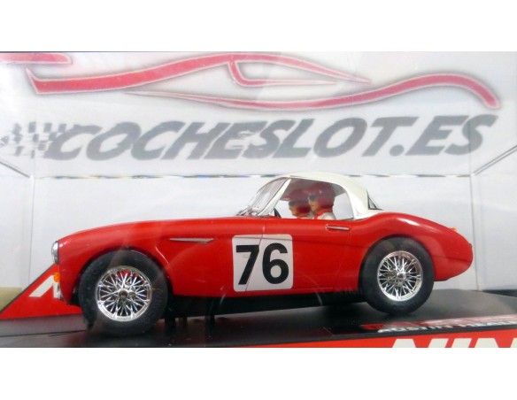 Austin Healey MKIII Hard-Top Liege rojo nº76 REF.50296 NINCO