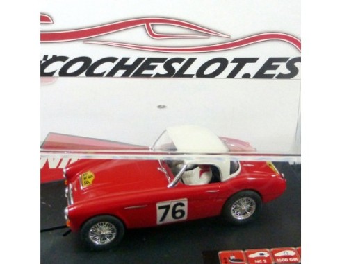 Austin Healey MKIII Hard-Top Liege rojo nº76 REF.50296 NINCO