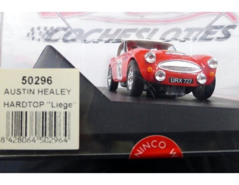 Austin Healey MKIII Hard-Top Liege rojo nº76 REF.50296 NINCO