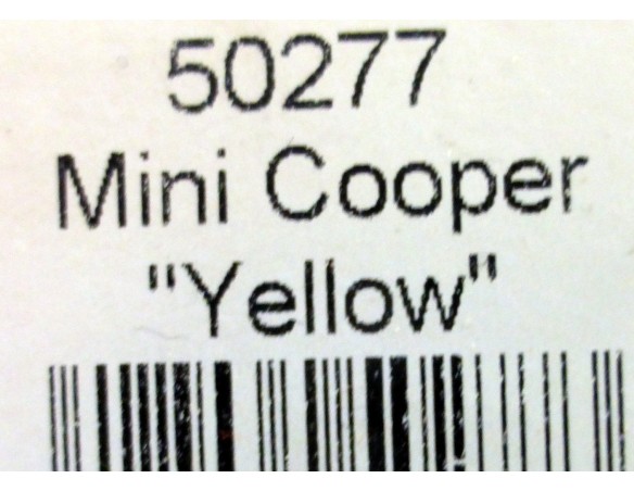 MINI COOPER YELLOW AMARILLO CALLE REF.50277 NINCO
