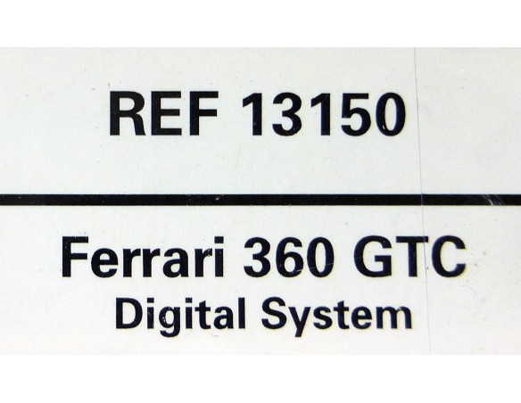 FERRARI 360 GTC DIGITAL SYSTEM REF.13150 TECNITOYS