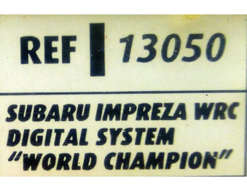 SUBARU IMPREZA WRC DIGITAL SYSTEM WORD CHAMPION REF.13050 TECNITOYS