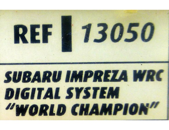 SUBARU IMPREZA WRC DIGITAL SYSTEM WORD CHAMPION REF.13050 TECNITOYS