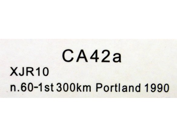 JAGUAR XJR10 Nº60 1st 300 KM PORTLAND 1990 REF.CA42a SLOT.IT