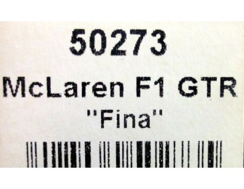 McLaren F1 GTR Fina BLANCO AZUL 2002 REF.50273 NINCO