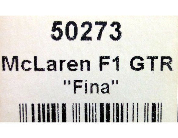 McLaren F1 GTR Fina BLANCO AZUL 2002 REF.50273 NINCO