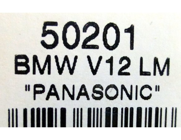 BMW V12 LM PANASONIC BLANCO Nº19 REF.50201 NINCO