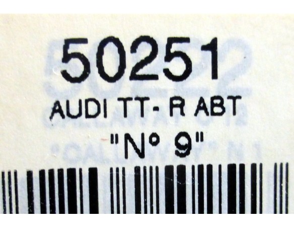 Audi TT-R ABT Nr. 9 NEGRO 2001 REF.50251 NINCO