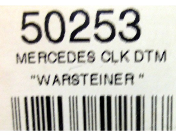 MERCEDES CLK DTM WARSTEINER NEGRO Nº5 REF.50253 NINCO