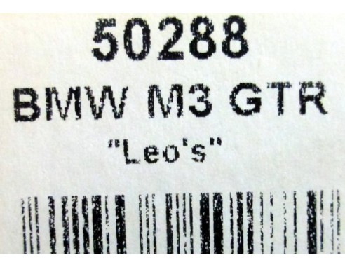 BMW M3 GTR LEOS PLATA REF.50288 NINCO