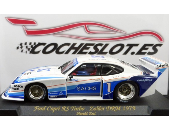 FORD CAPRI RS TURBO ZOLDER DRM 1979 BLANCO AZUL SACHS Nº1 REF.A141 FLY