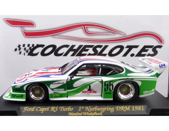 FORD CAPRI RS TURBO NURBURGRING 1981	BLANCO VERDE ROJO AZUL Nº 55 REF. A142 FLY
