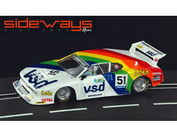 BMW M1 Sauber Gr.5 VSD 24H. LeMans 1981 Nº51 REF.SW39 SIDEWAYS