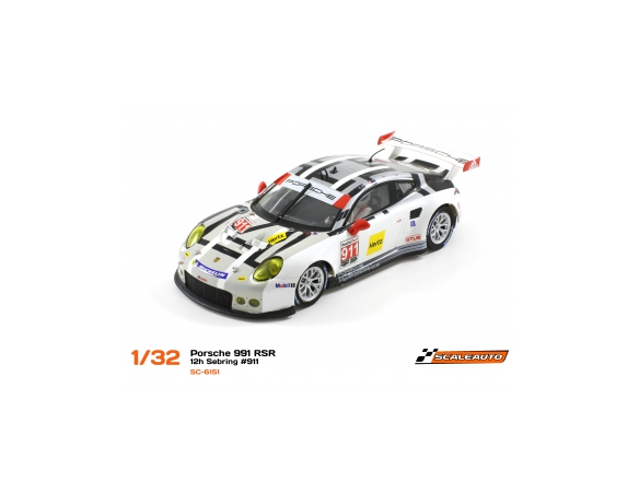 Porsche 991 RSR GT3 12H. Sebring 2016 Nº911 HomeSeries REF.6151 SCALEAUTO