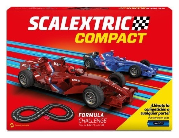 CIRCUITO FORMULA CHALLEGE SCALEXTRIC COMPACT 1/43