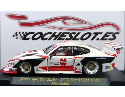 FORD CAPRI RS TURBO ZOLTER 1981 BLANCO NEGRO WURTH Nº 2 REF.A146 FLY