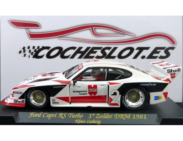 FORD CAPRI RS TURBO ZOLTER 1981 BLANCO NEGRO WURTH Nº 2 REF.A146 FLY