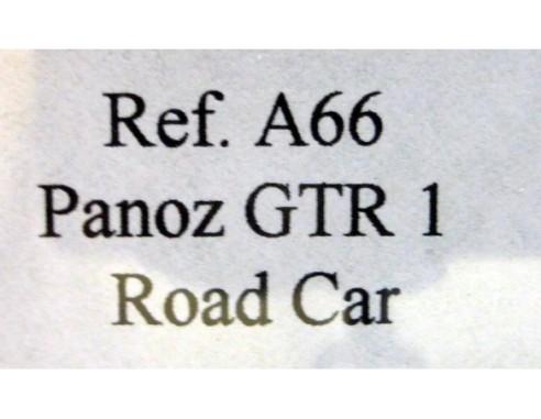 PANOZ Esperante GTR 1 Road Car Amarillo DORADO metalizado REF.A 66 FLY