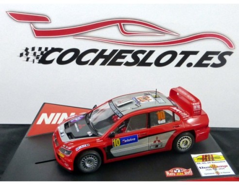 MITSUBISHI LANCER RALLY MANRESA 2006 FIRMADO POR MARC COMA SOLO 120 U. NINCO