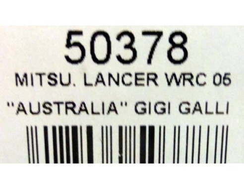 MITSUBISHI LANCER RALLY MANRESA 2006 FIRMADO POR MARC COMA SOLO 120 U. NINCO