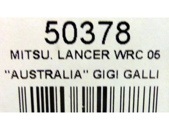 MITSUBISHI LANCER RALLY MANRESA 2006 FIRMADO POR MARC COMA SOLO 120 U. NINCO