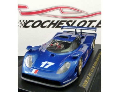 PORSCHE GT1 98 EDICION FRANCIA AZUL Nº 17 REF.E74 FLY