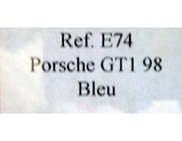 PORSCHE GT1 98 EDICION FRANCIA AZUL Nº 17 REF.E74 FLY