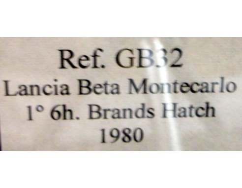 LANCIA BETA MONTECARLO BRANS HATCH 1980	ROJO Nº 53 REF.GB32 FLY