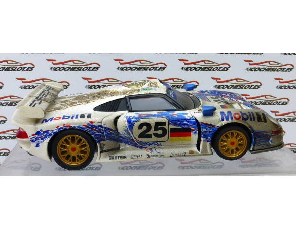 PORSCHE 911 GT1 MOBIL1 Nº25 EFECTO FIN DE CARRERA TECNITOYS