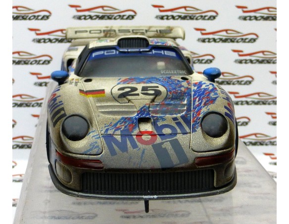 PORSCHE 911 GT1 MOBIL1 Nº25 EFECTO FIN DE CARRERA TECNITOYS