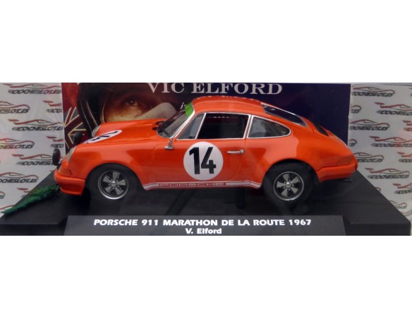 PORSCHE 911 VIC ELFORD MARATHON DE LA ROUTE 1967 4º ANIVERSARIO REF.E2056 FLY