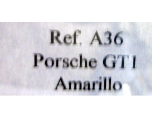PORSCHE GT1   “Suzuka 97”	Amarillo REF.A36 FLY