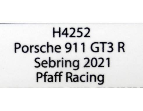 PORSCHE 911 GT3 R SEBRING 2021 REF. H4252 SUPERSLOT