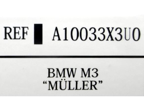 BMW M3 MULLER REF. A10033X3U0 SCX