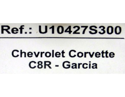 CHEVROLET CORVETTE C8R - GARCIA REF.U10427S300 SCX
