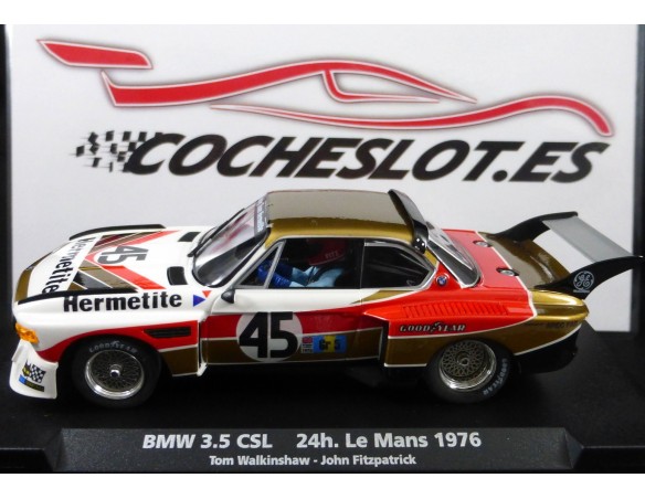 BMW 3.5 CLS LE MANS 1976 BLANCO ORO HERMETITE Nº 45 REF.A687 FLY