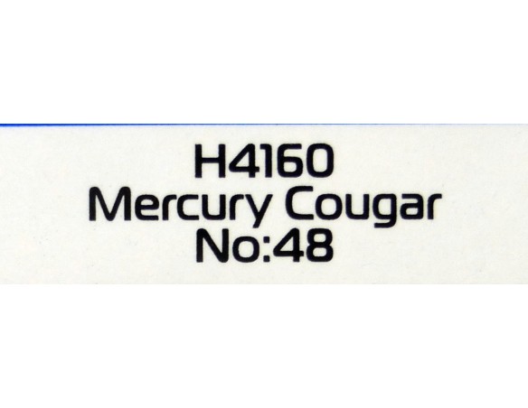MERCURY COUGAR Nº48 REF.H4160 SUPERSLOT