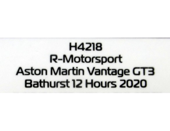 ASTON MARTIN VANTAGE GT3 BATHURST 12H 2020 R-MOTORSPORT REF.H4218 SUPERSLOT