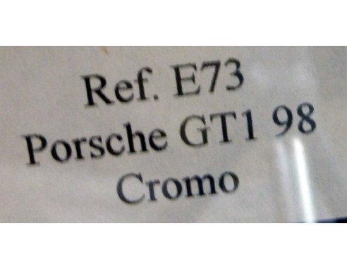 PORSCHE GTI 98 EDICION ESPECIAL ESPAÑA CROMO BRILLO REF.E73 FLY