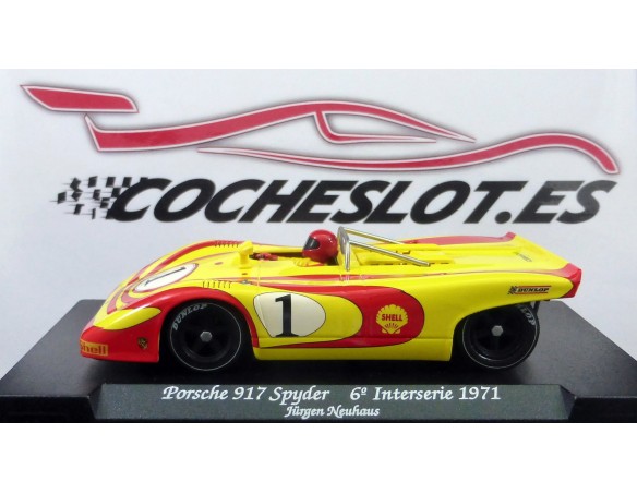 PORSCHE 917 SPYDER INTERSERIE 1971 AMARILLO RAYAS ROJAS Nº1 REF.GB1 FLY