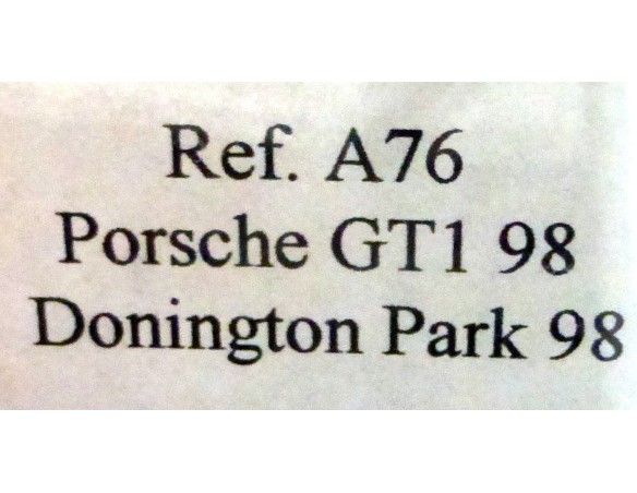 PORSCHE 911 GT1 99 “Donington 98” Verde “Jever” - Nº 5 REF.A76 FLY