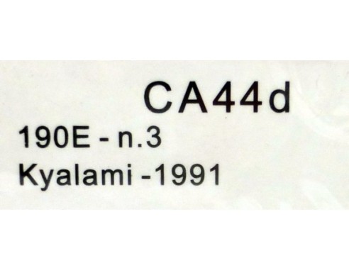 MERCEDES 190E Nº3 KYALAMI 1991 CAMEL REF.CA44d SLOT.IT