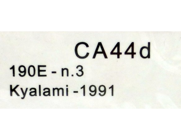 MERCEDES 190E Nº3 KYALAMI 1991 CAMEL REF.CA44d SLOT.IT