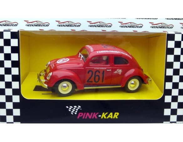 VW BEETLE Nº261 V CARRERA PANAMERICANA MEXICO 1954 REF.PK-HC002 PINK KAR