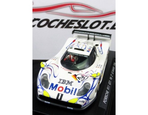 PORSCHE 911 GT1 “Le Mans 98”  2º	Blanco-rojo  “MOBIL 1” - Nº 25 REF.A72 FLY