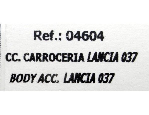 ACCESORIOS CARROCERIA LANCIA 037 ESSO REF.04604 FLY