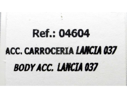 ACCCESORIOS CARROCERIA LANCIA 037 SEVEN UP REF.04604 FLY