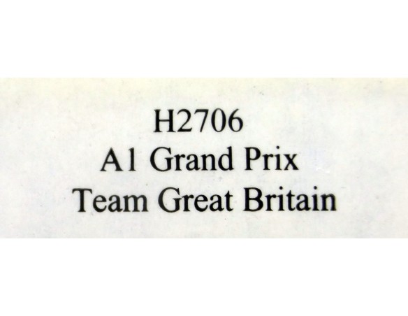 A1 GRAND PRIX TEAM GREAT BRITAIN REF.H2706 SUPERSLOT