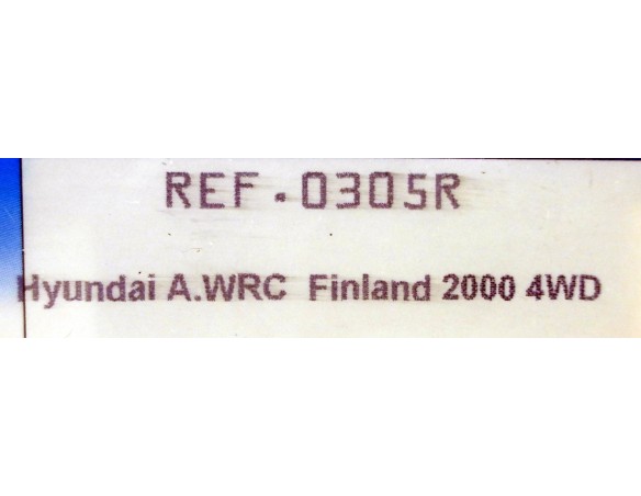 HYUNDAI ACCENT WRC FINLAND 2000 4WD REF.0305R CARTRIX
